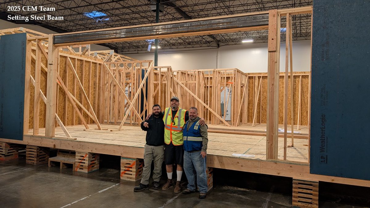 Setting Steel Beam in the Cutting Edge factory - 2025
